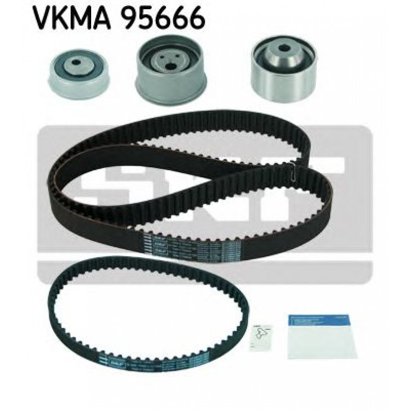 VKMA 95666 SKF Комплект ГРМ (ремінь + ролик)